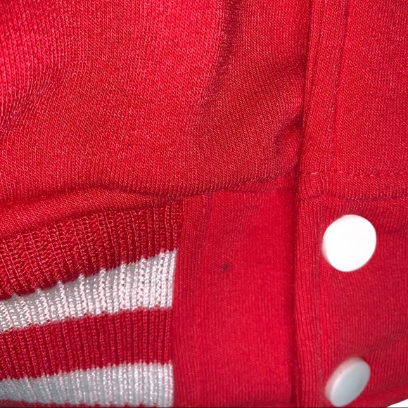 San Francisco Letterman Varsity Jacket California Coral Fuchsia Pink Coat - Picture 7 of 15